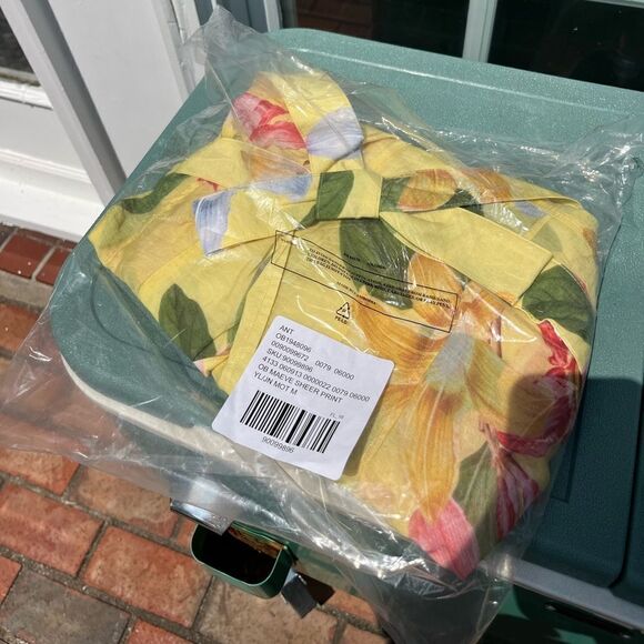 Anthropologie Maeve Sheer Printed Trench Coat NWT - Picture 5 of 14